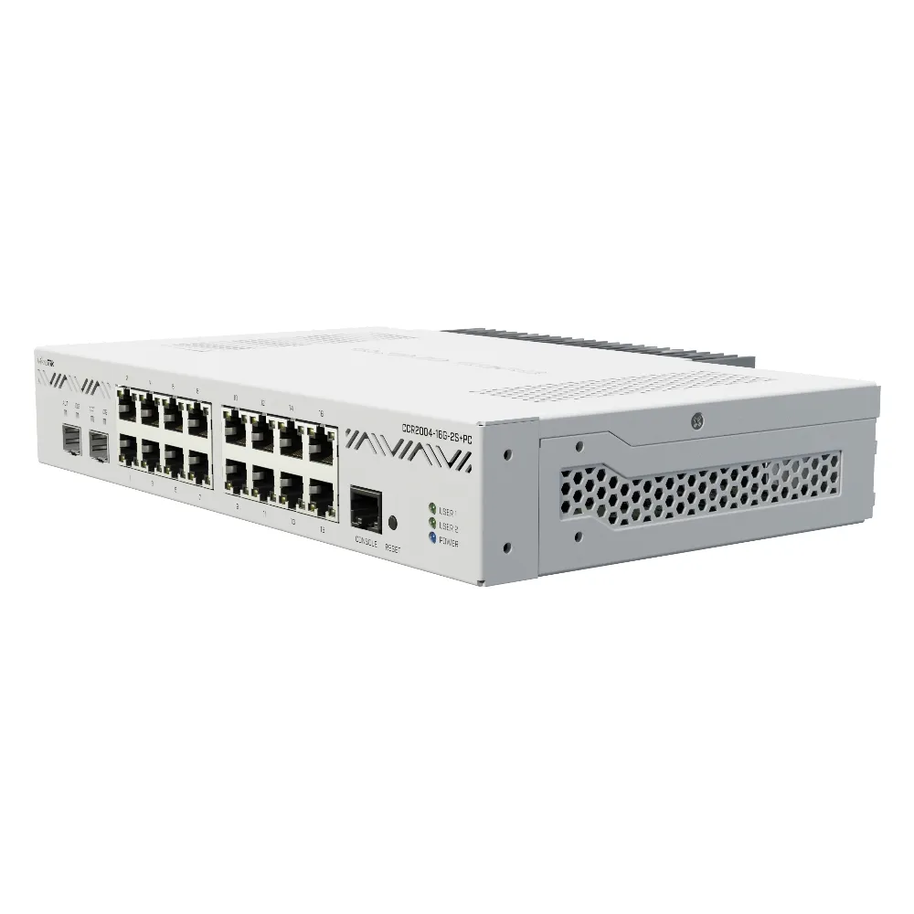 Router MIKROTIK Cloud Core16 Puertos Giga 2SFP+