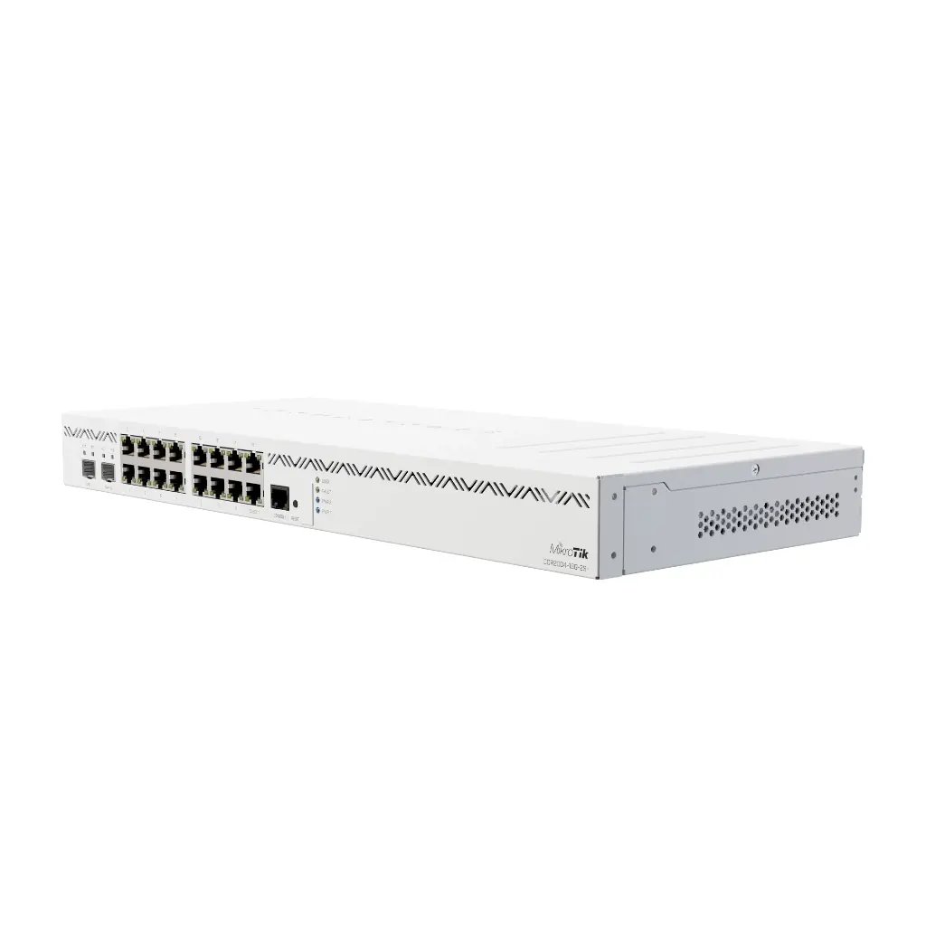 Router MIKROTIK Cloud Core16 Puertos Giga 2SFP+