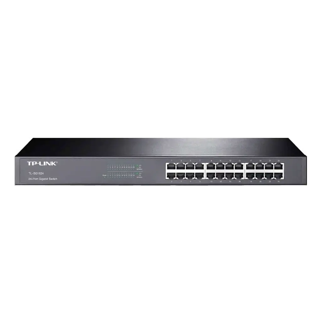 Switch TP-LINK De 24 Puertos Gigabit Rackeable