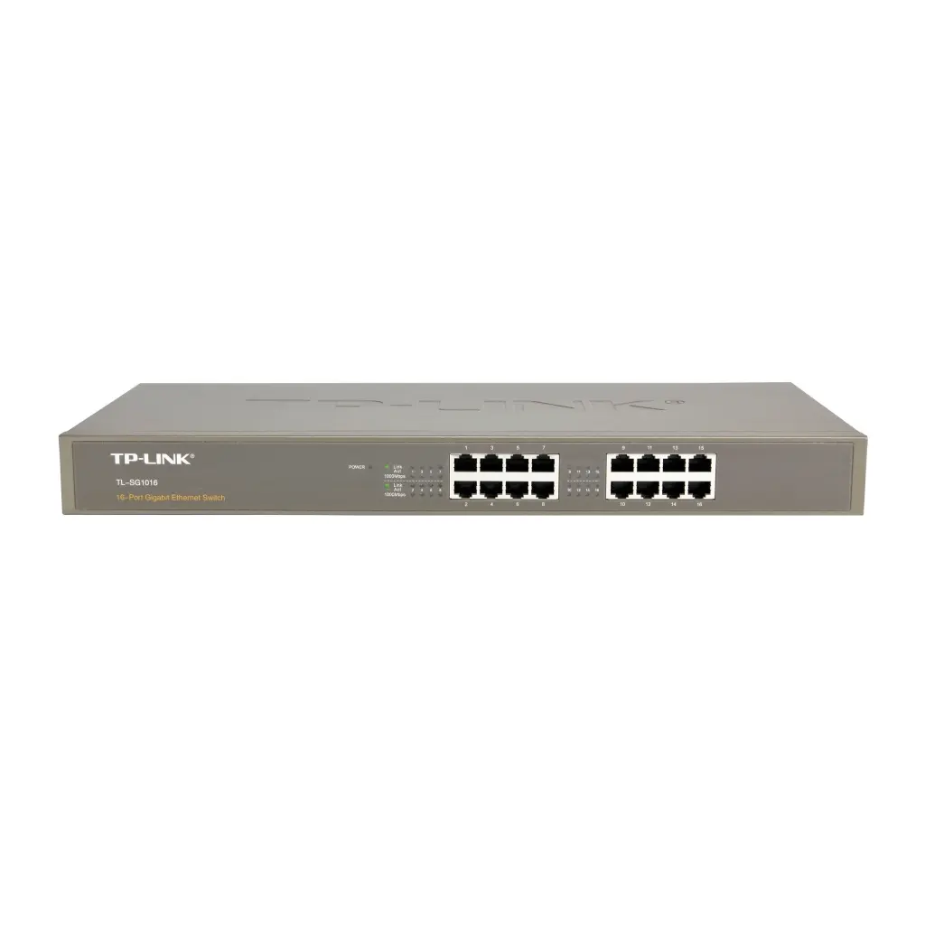 Switch TP-LINK De 16 Puertos Gigabit Rackeable