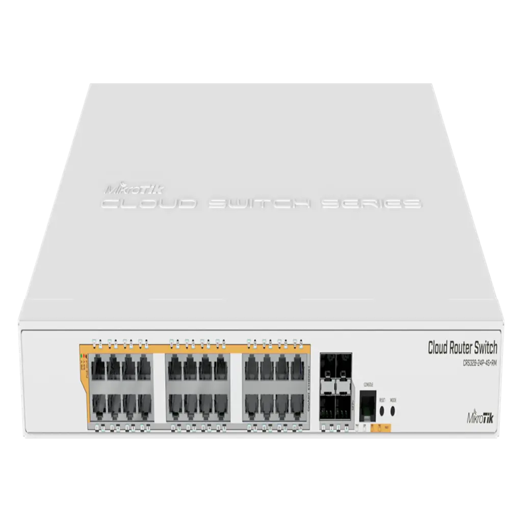 Cloud Router Switch MIKROTIK 24 ETH Gigabit 4SFP+