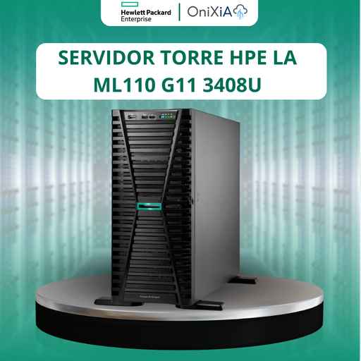 [HPIP55534-001] SERVIDOR TORRE HPE LA ML110 G11 3408U