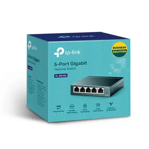 [TL-SG105] Switch TP-LINK Omada 5 Puertos Gigabit 